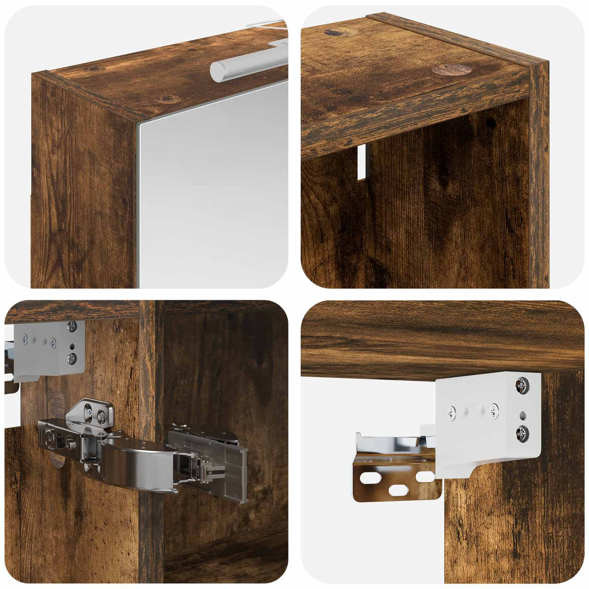Ensemble de Meubles de Salle de Bain 3 pc 130 x 14,5 x 70 cm
