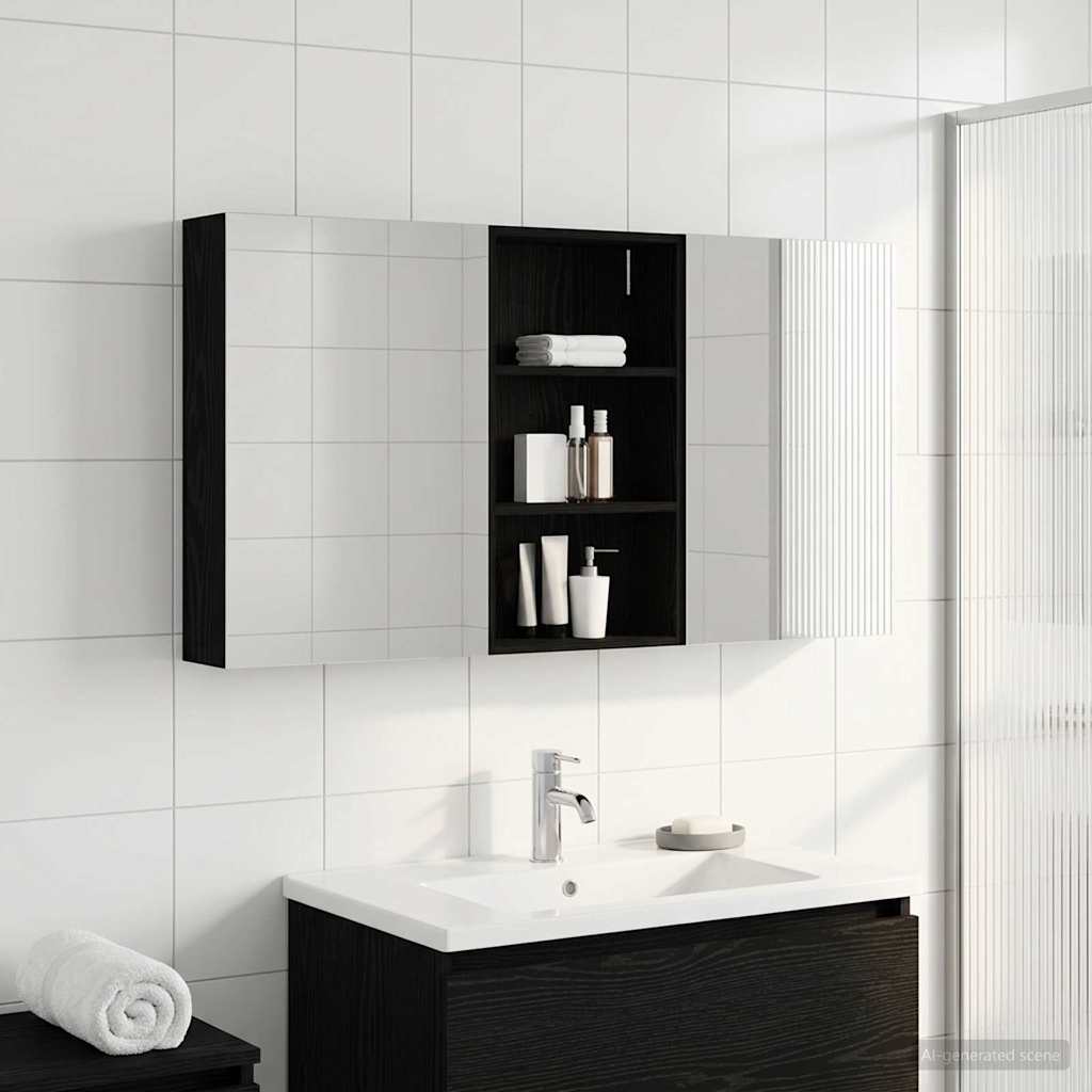 Ensemble de Meubles de Salle de Bain 3 pc 140 x 14,5 x 70 cm