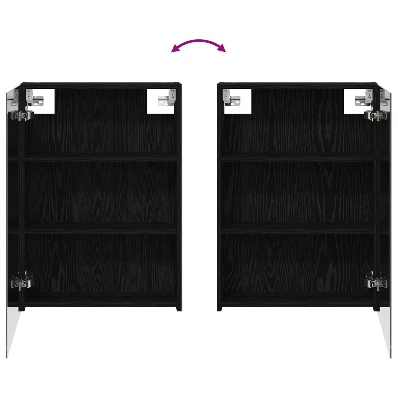 Ensemble de Meubles de Salle de Bain 3 pc 140 x 14,5 x 70 cm
