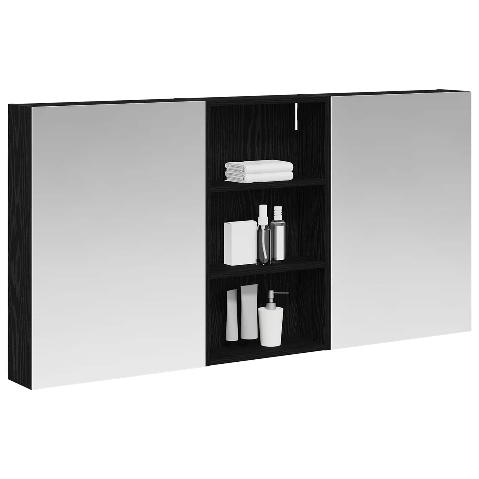 Ensemble de Meubles de Salle de Bain 3 pc 140 x 14,5 x 70 cm