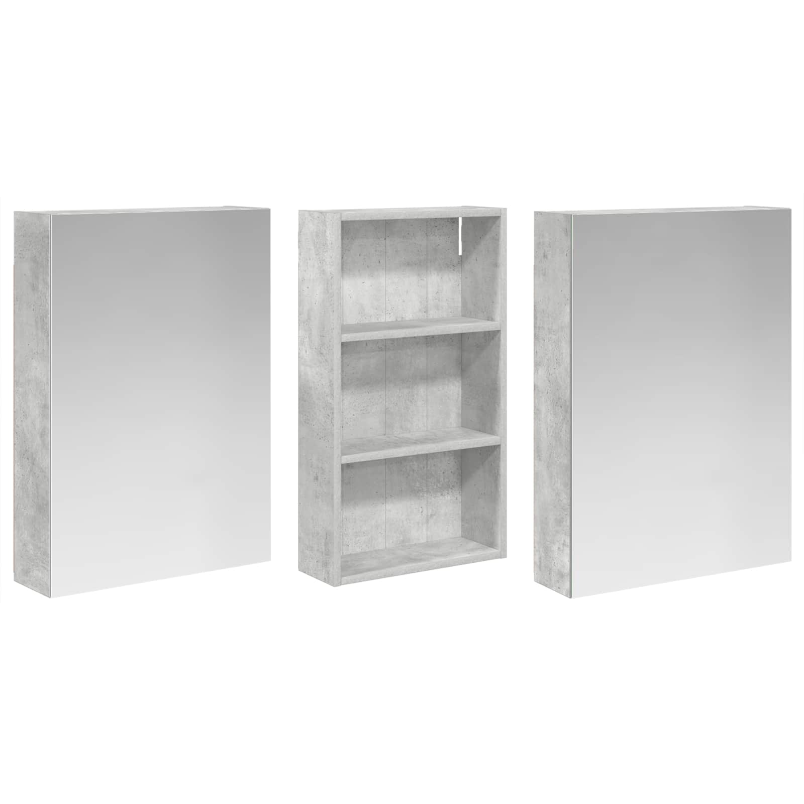 Ensemble de Meubles de Salle de Bain 3 pc 140 x 14,5 x 70 cm - XIOS