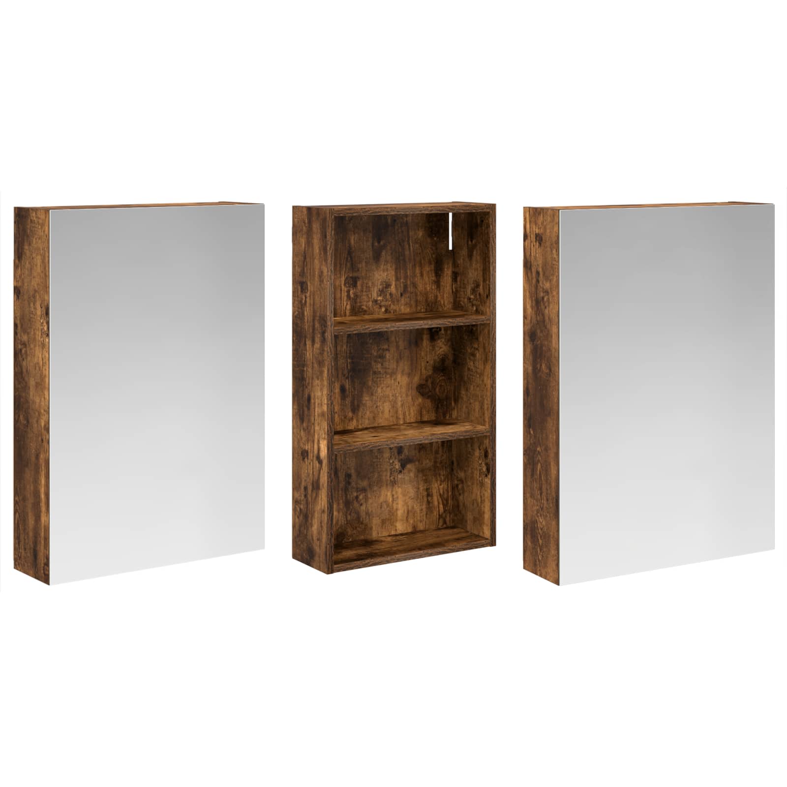 Ensemble de Meubles de Salle de Bain 3 pc 140 x 14,5 x 70 cm