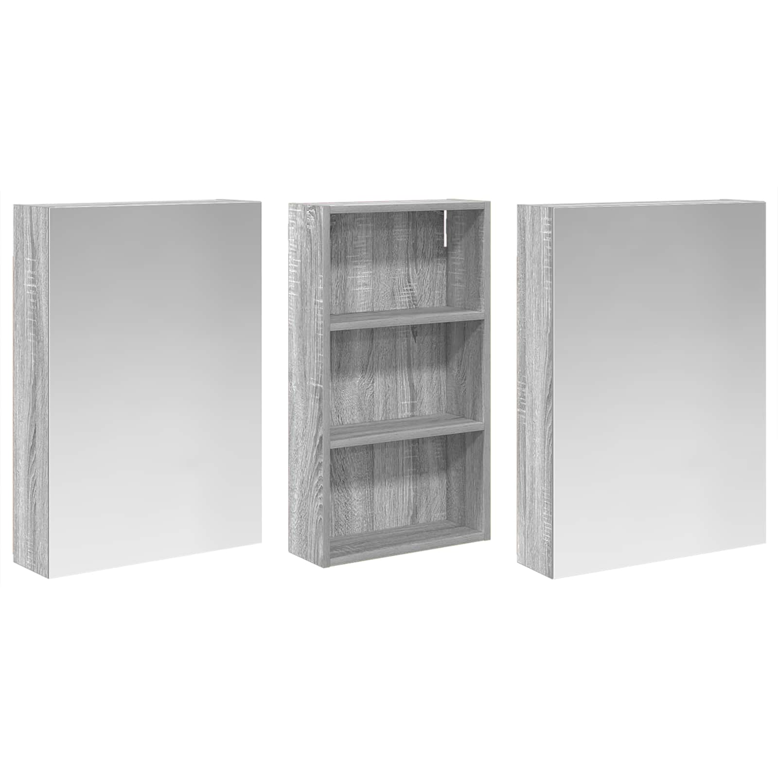 Ensemble de Meubles de Salle de Bain 3 pc 140 x 14,5 x 70 cm - XIOS