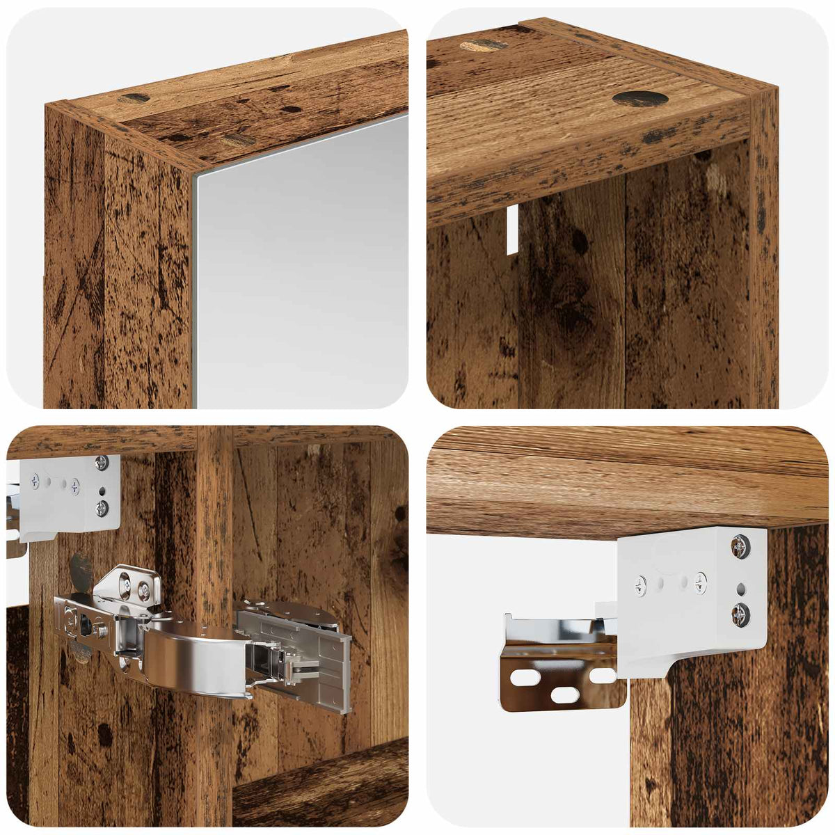 Ensemble de Meubles de Salle de Bain 3 pc 140 x 14,5 x 70 cm