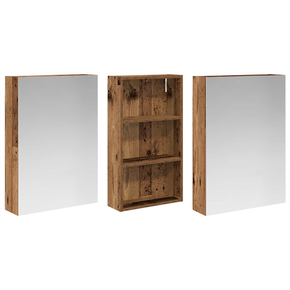 Ensemble de Meubles de Salle de Bain 3 pc 140 x 14,5 x 70 cm