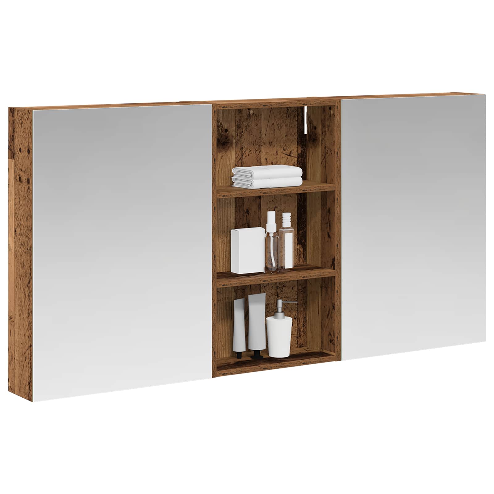 Ensemble de Meubles de Salle de Bain 3 pc 140 x 14,5 x 70 cm