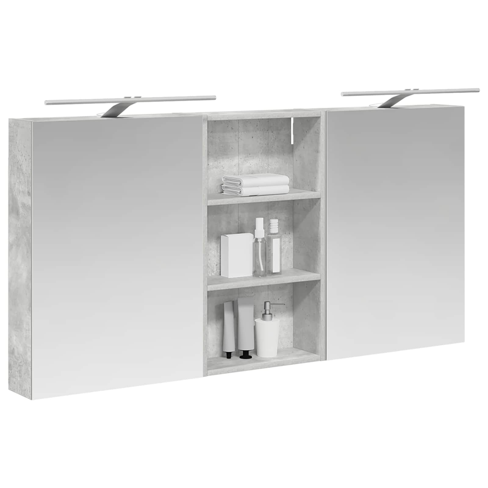 Ensemble de Meubles de Salle de Bain 3 pc 140 x 14,5 x 70 cm - XIOS
