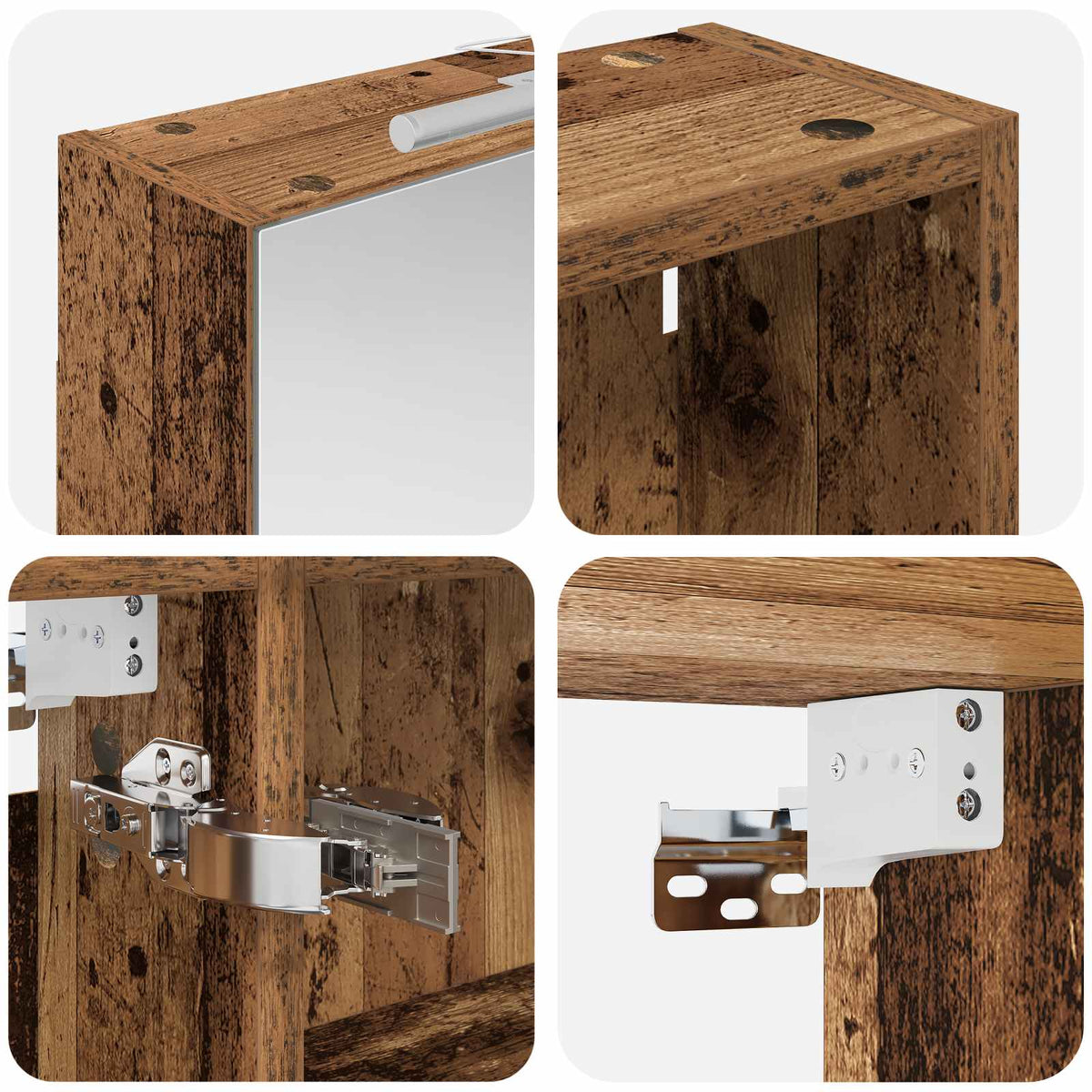 Ensemble de Meubles de Salle de Bain 3 pc 140 x 14,5 x 70 cm