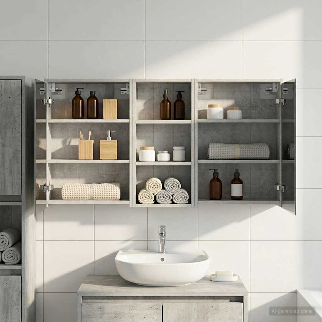 Ensemble de Meubles de Salle de Bain 3 pc 116 x 16 x 62,5 cm