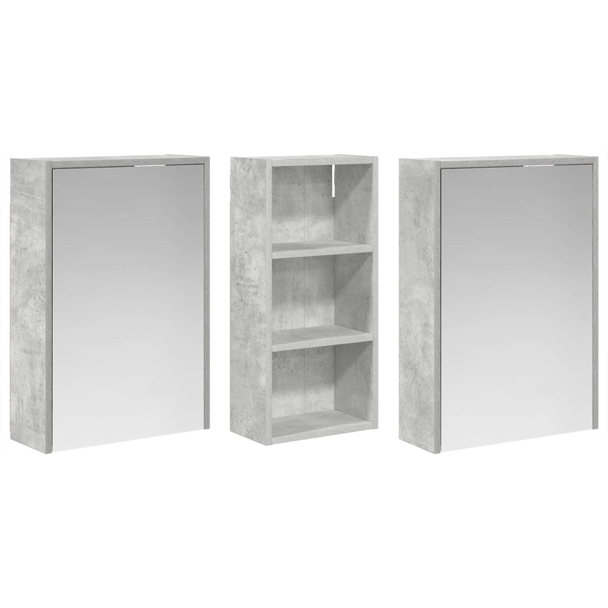 Ensemble de Meubles de Salle de Bain 3 pc 116 x 16 x 62,5 cm