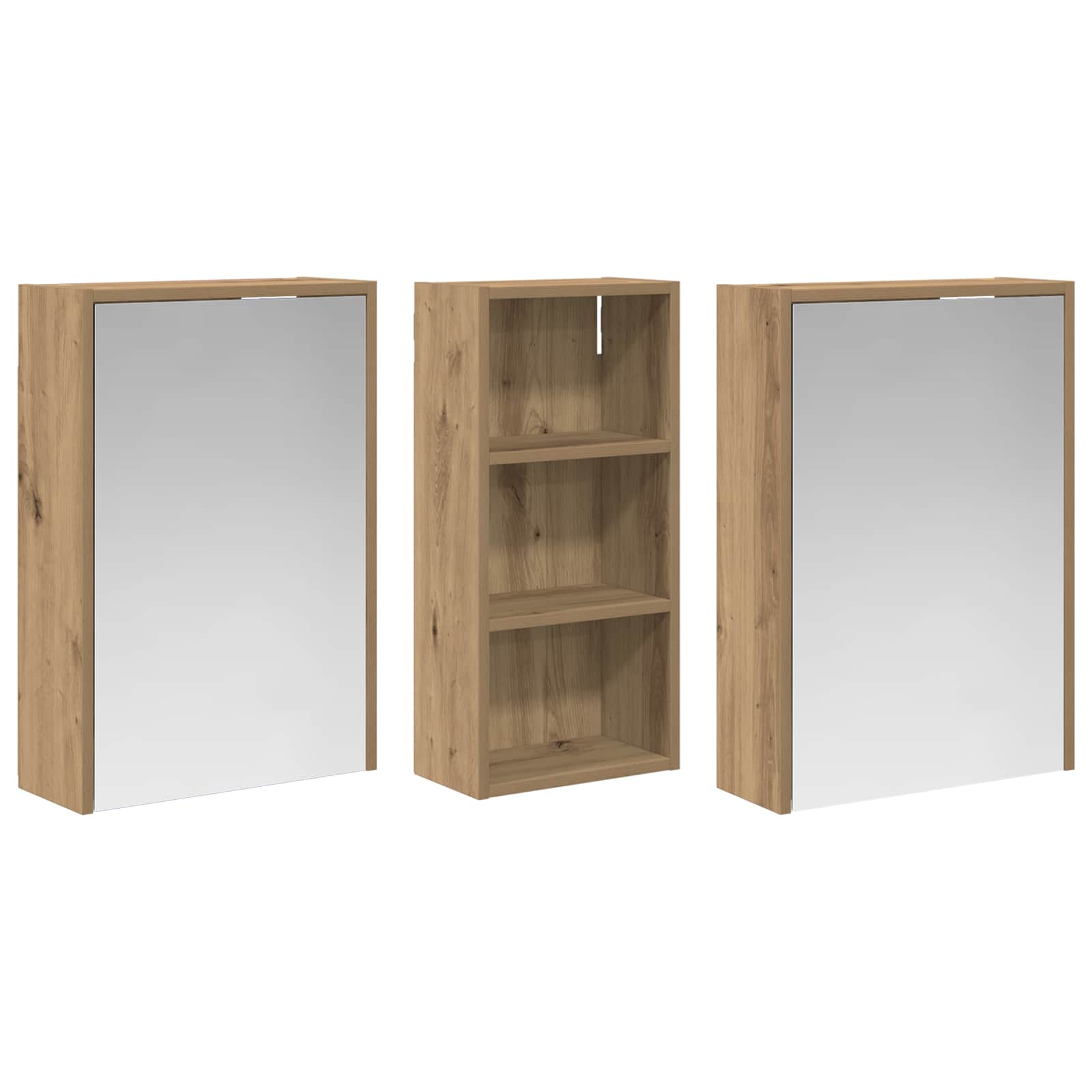 Ensemble de Meubles de Salle de Bain 3 pc 116 x 16 x 62,5 cm