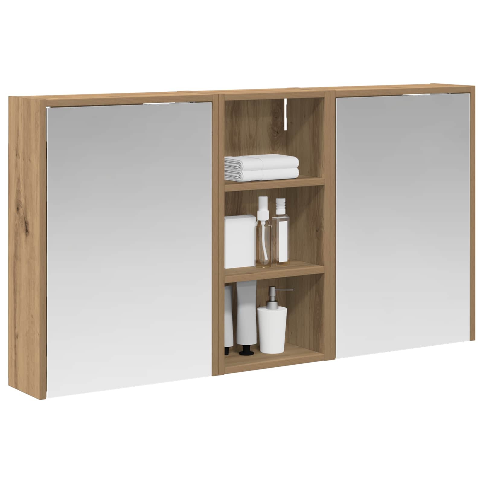 Ensemble de Meubles de Salle de Bain 3 pc 116 x 16 x 62,5 cm