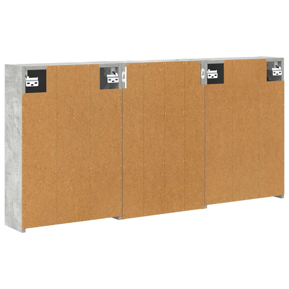 Ensemble de Meubles de Salle de Bain 3 pc 126 x 16 x 62.5 cm