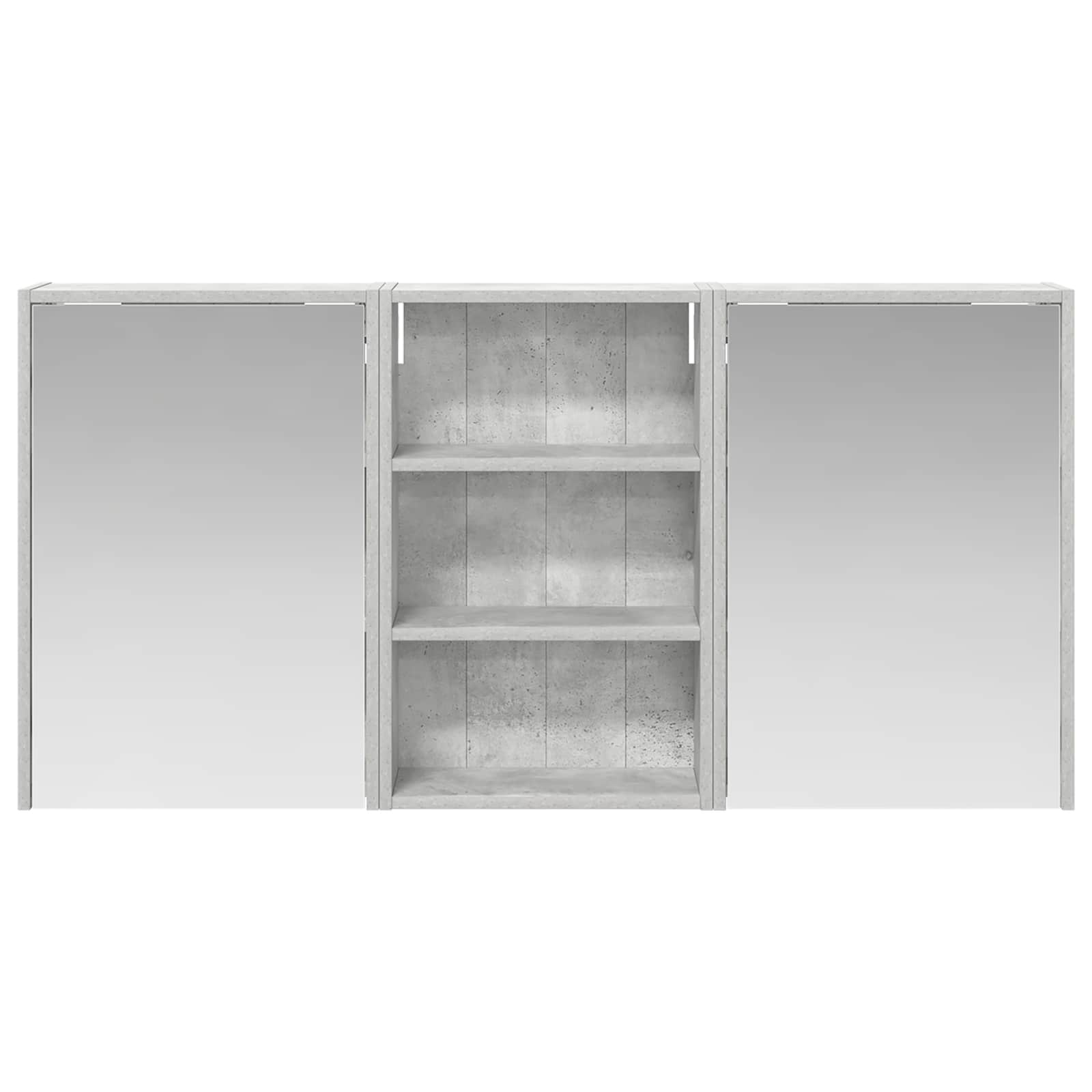 Ensemble de Meubles de Salle de Bain 3 pc 126 x 16 x 62.5 cm