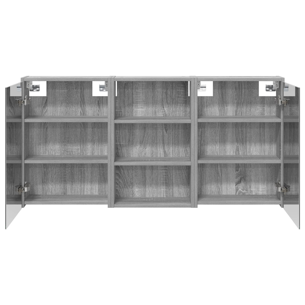 Ensemble de Meubles de Salle de Bain 3 pc 126 x 16 x 62.5 cm