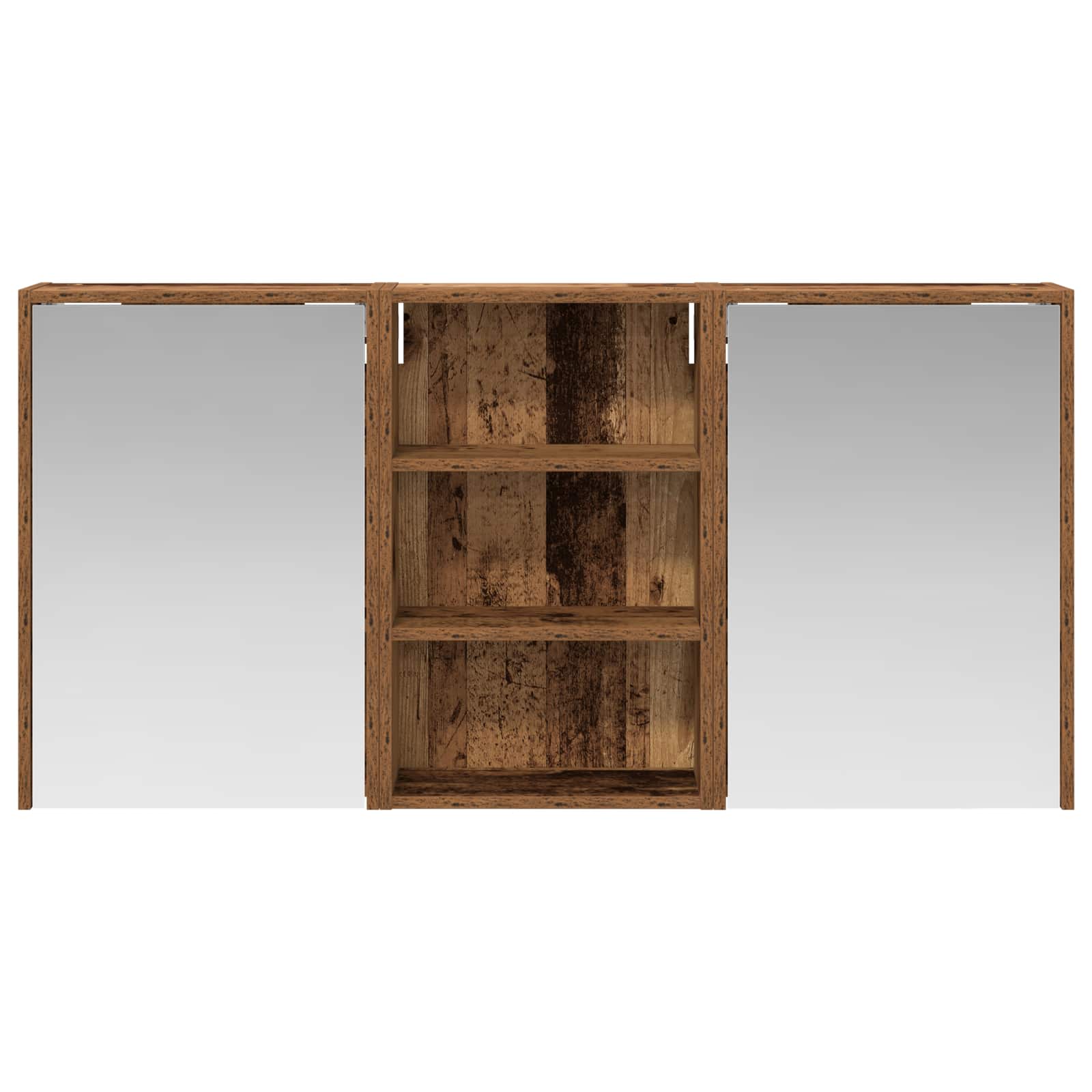 Ensemble de Meubles de Salle de Bain 3 pc 126 x 16 x 62.5 cm