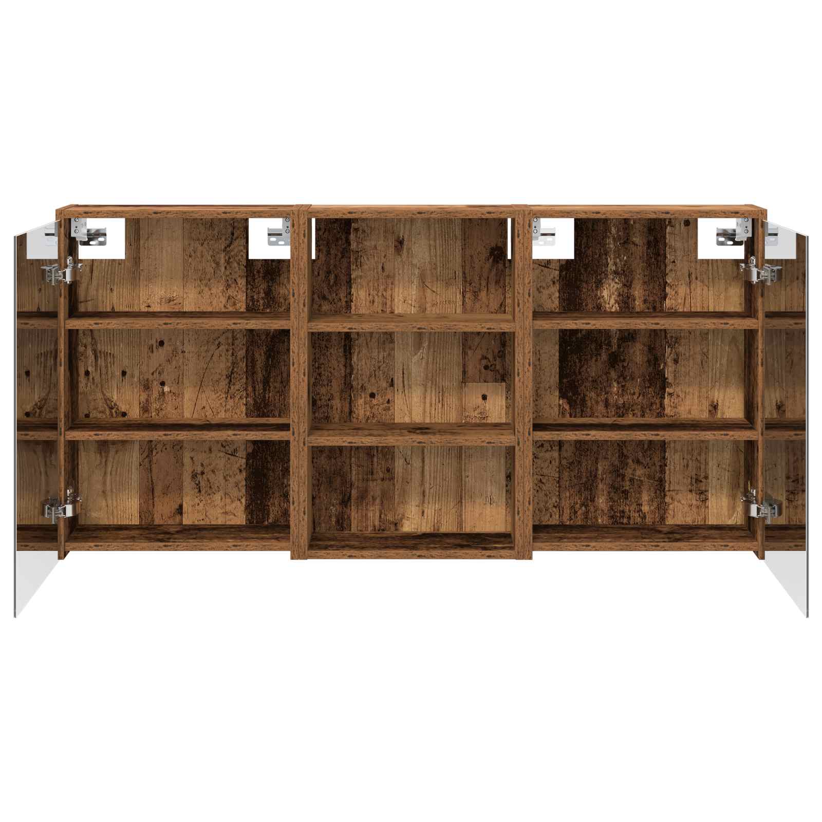 Ensemble de Meubles de Salle de Bain 3 pc 126 x 16 x 62.5 cm