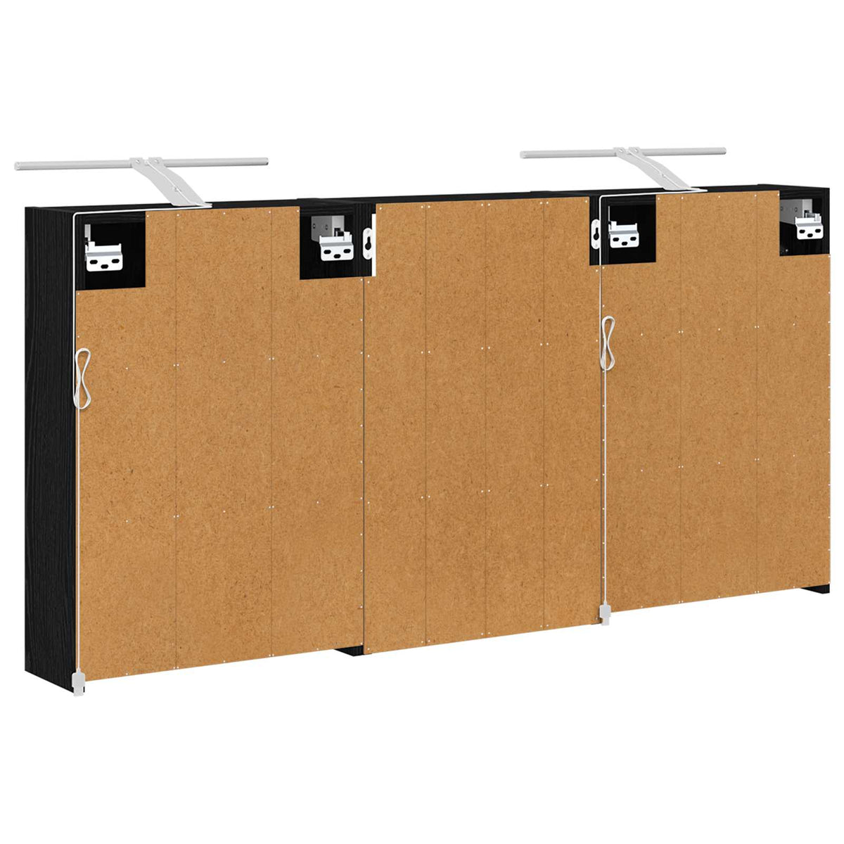 Ensemble de Meubles de Salle de Bain 3 pc 126 x 16 x 62.5 cm