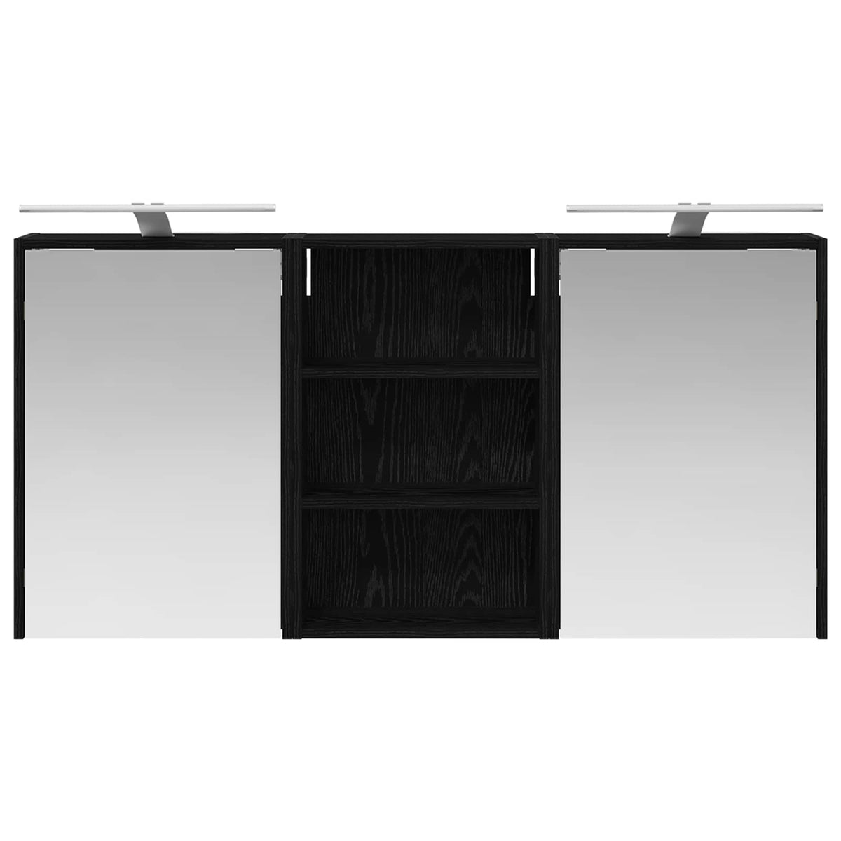 Ensemble de Meubles de Salle de Bain 3 pc 126 x 16 x 62.5 cm