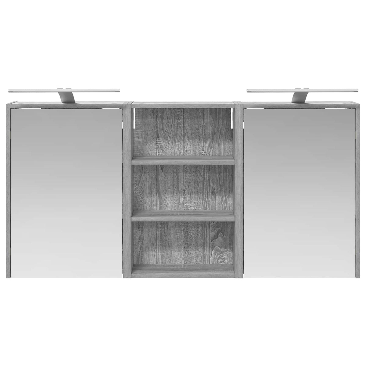 Ensemble de Meubles de Salle de Bain 3 pc 126 x 16 x 62.5 cm