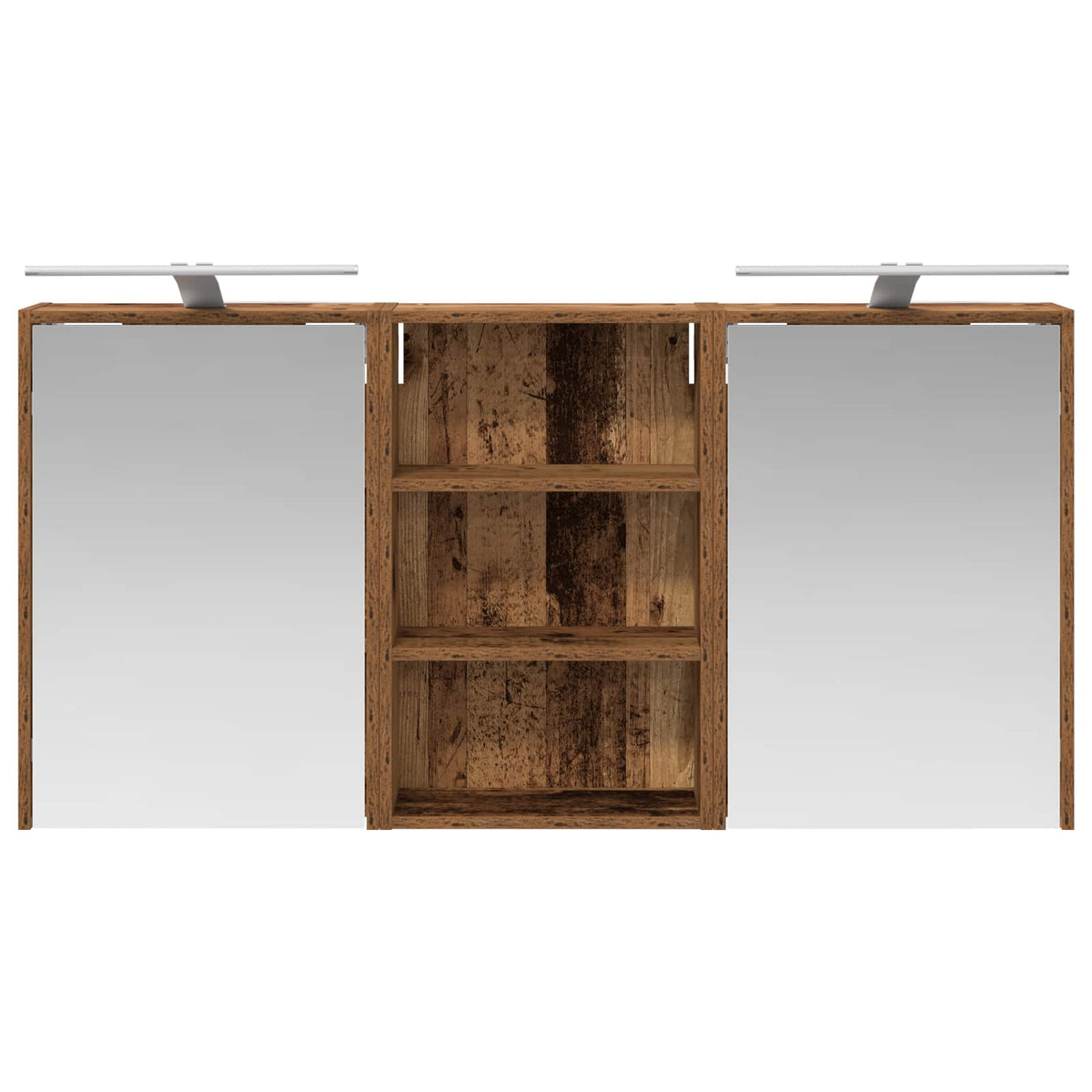Ensemble de Meubles de Salle de Bain 3 pc 126 x 16 x 62.5 cm