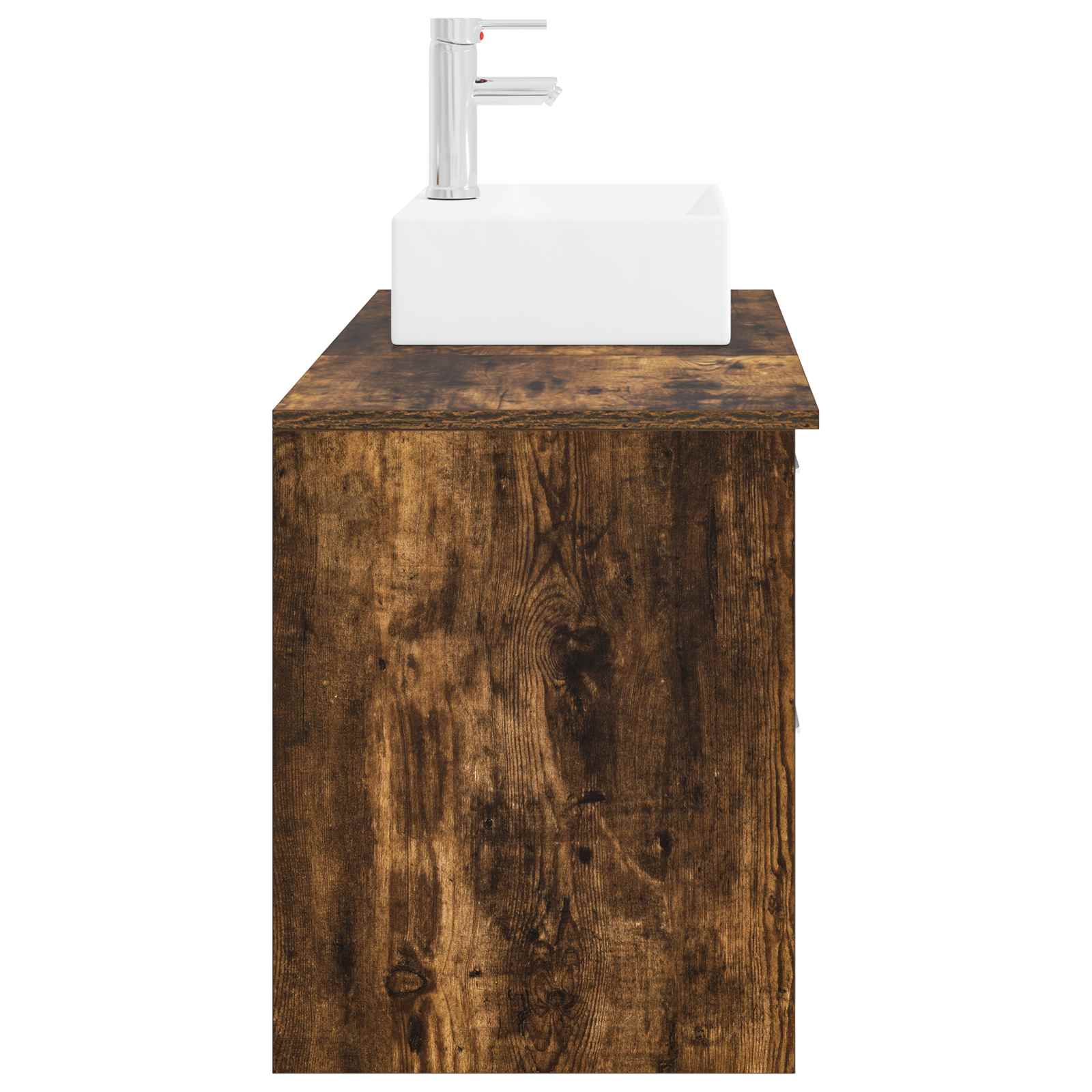 Ensemble de mobilier de salle de bain 2 pc Chêne fumé