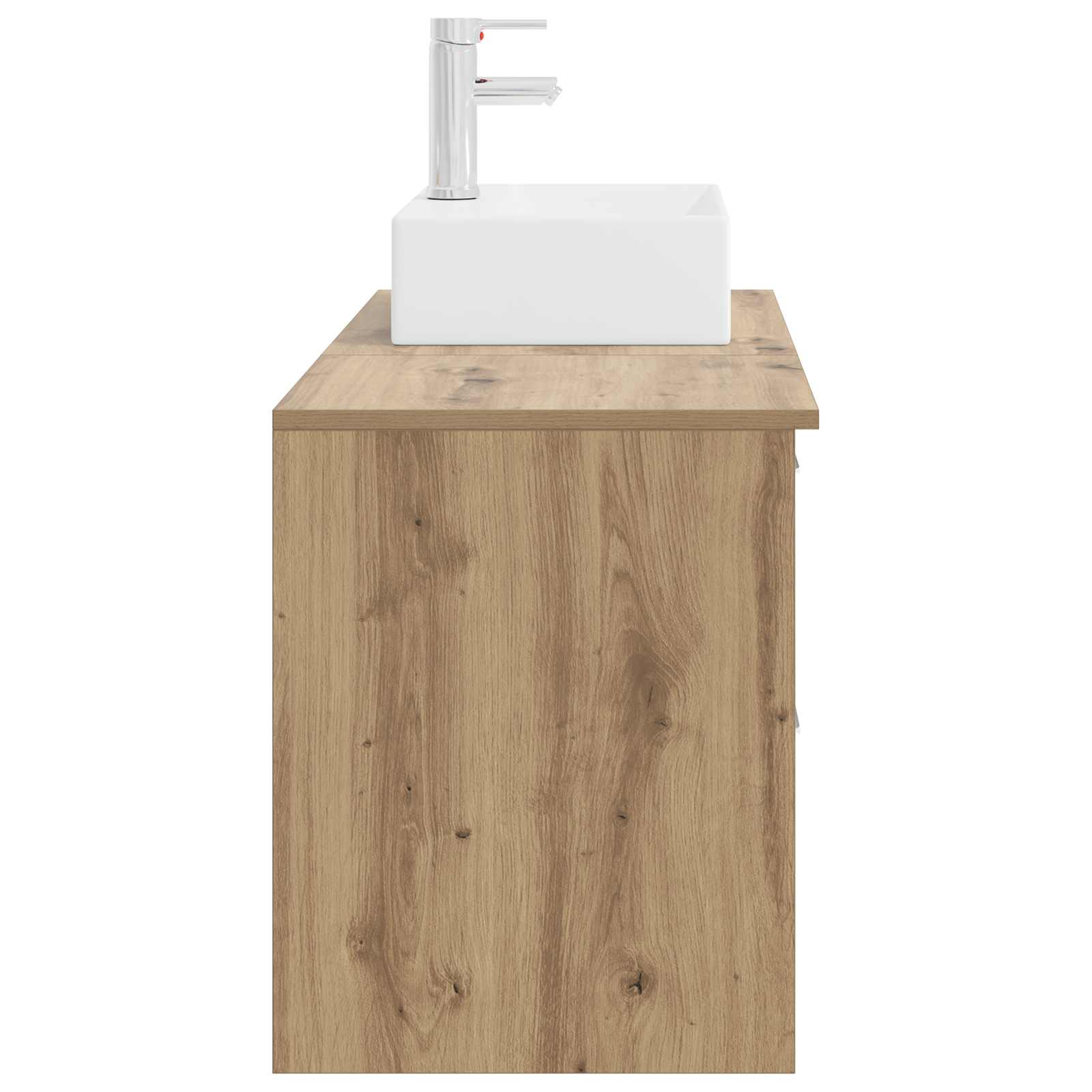 Ensemble de mobilier de salle de bain 2 pc Chêne artisanal
