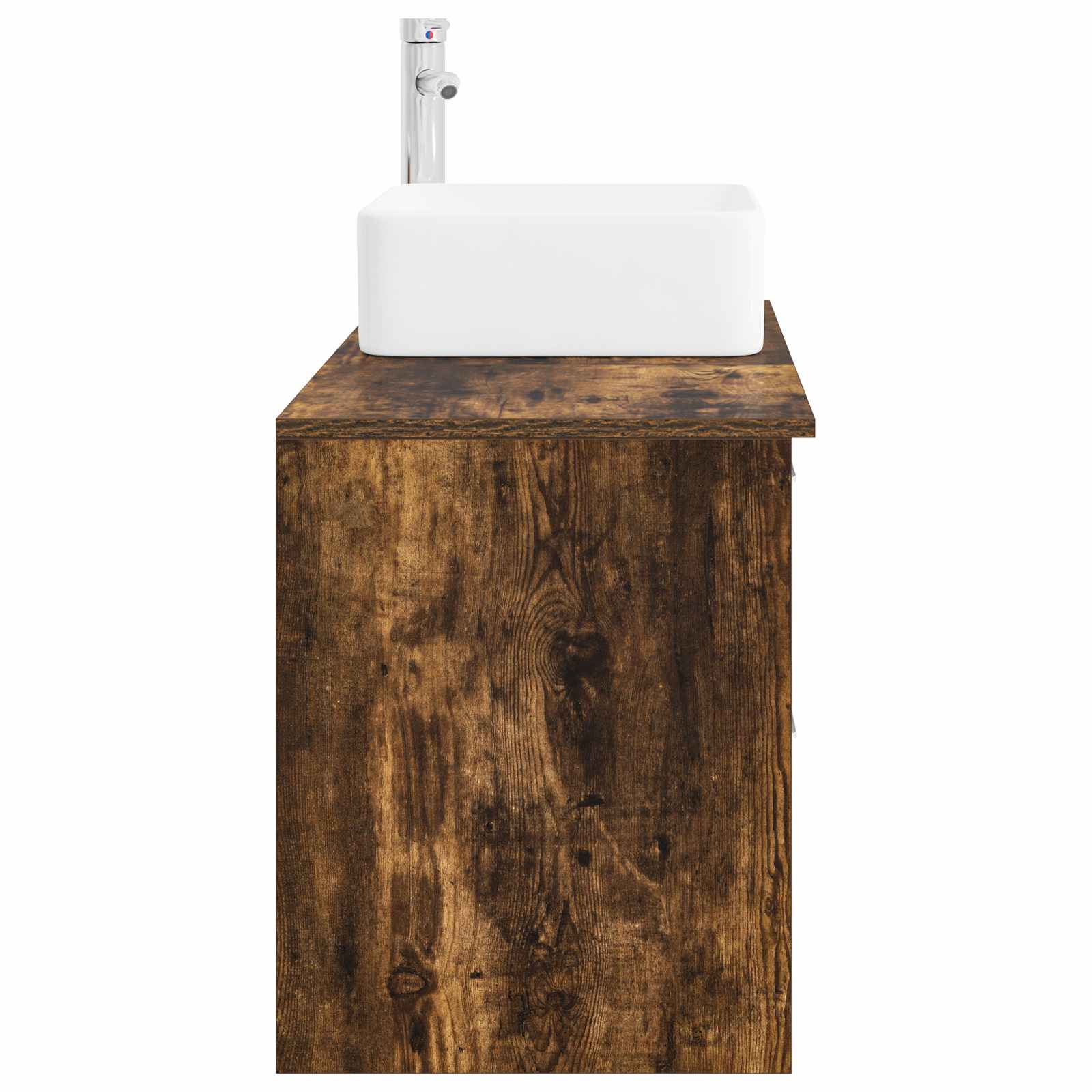 Ensemble de mobilier de salle de bain 2 pc Chêne fumé