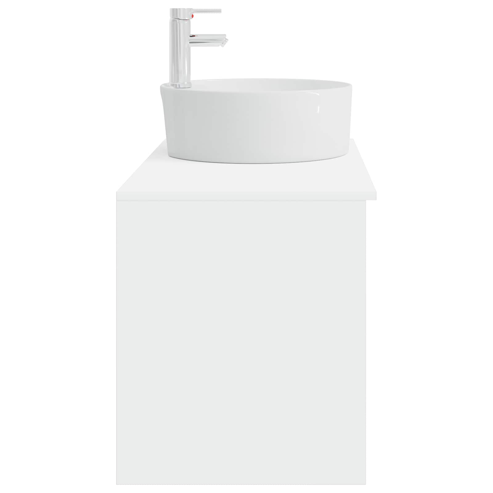 Ensemble de mobilier de salle de bain 2 pc Blanc