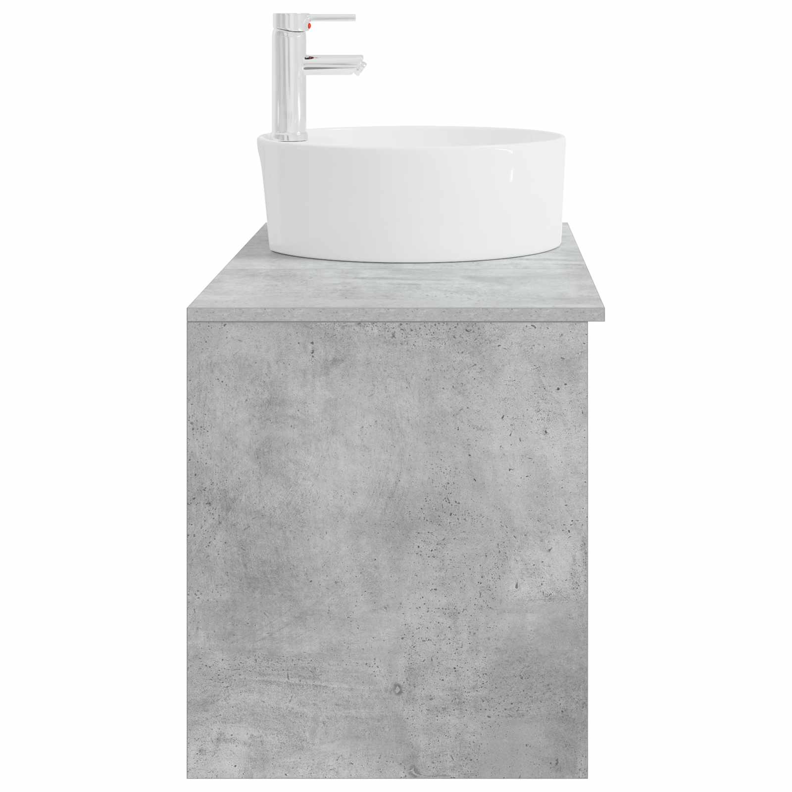 Ensemble de mobilier de salle de bain 2 pc Gris béton - XIOS
