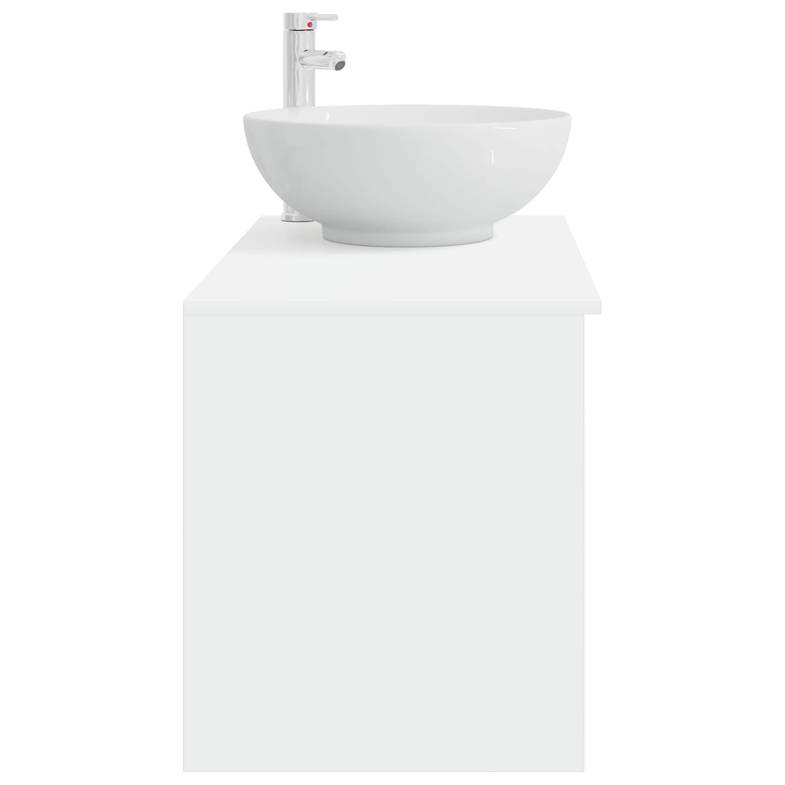 Ensemble de mobilier de salle de bain 2 pc Blanc