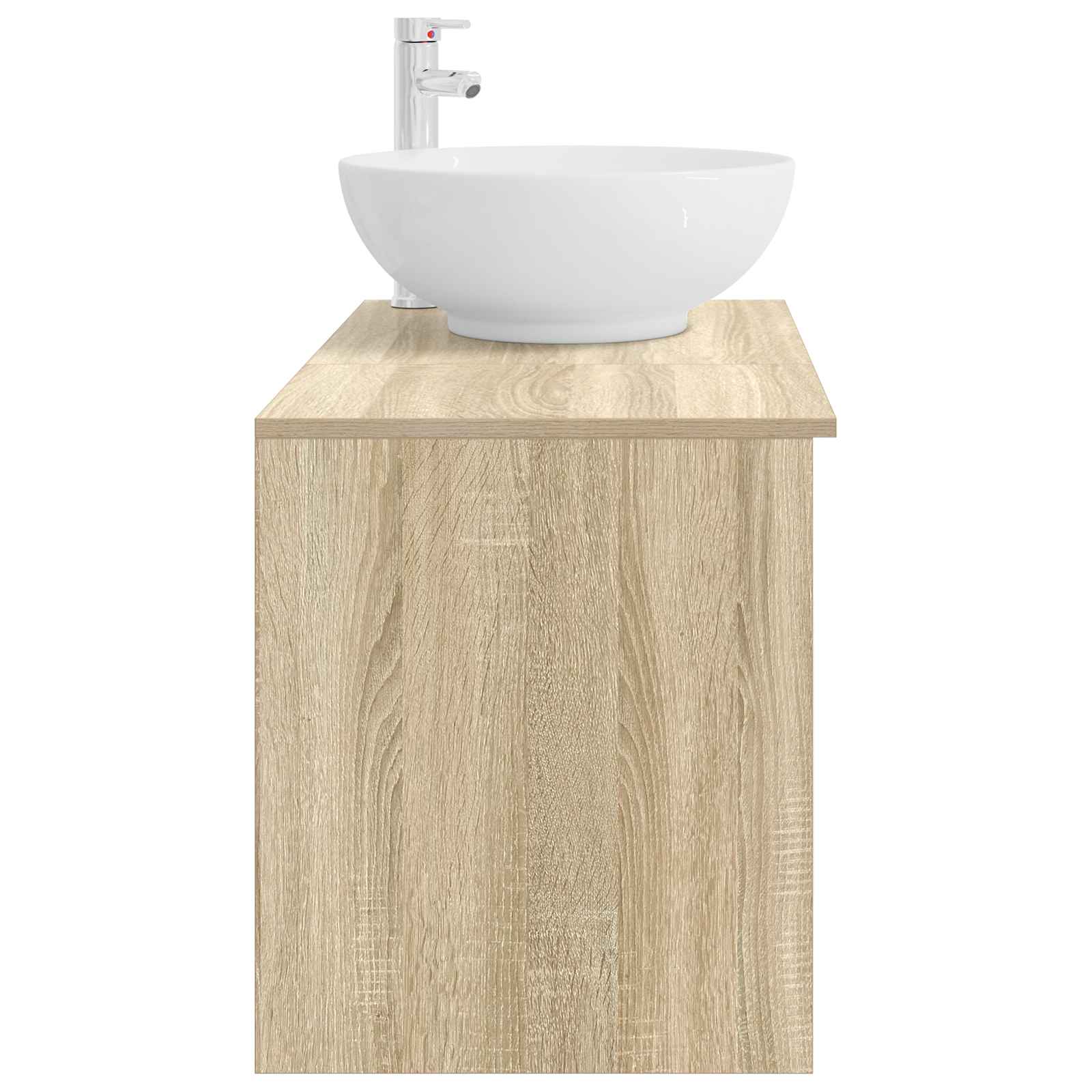 Ensemble de mobilier de salle de bain 2 pc Chêne Sonoma