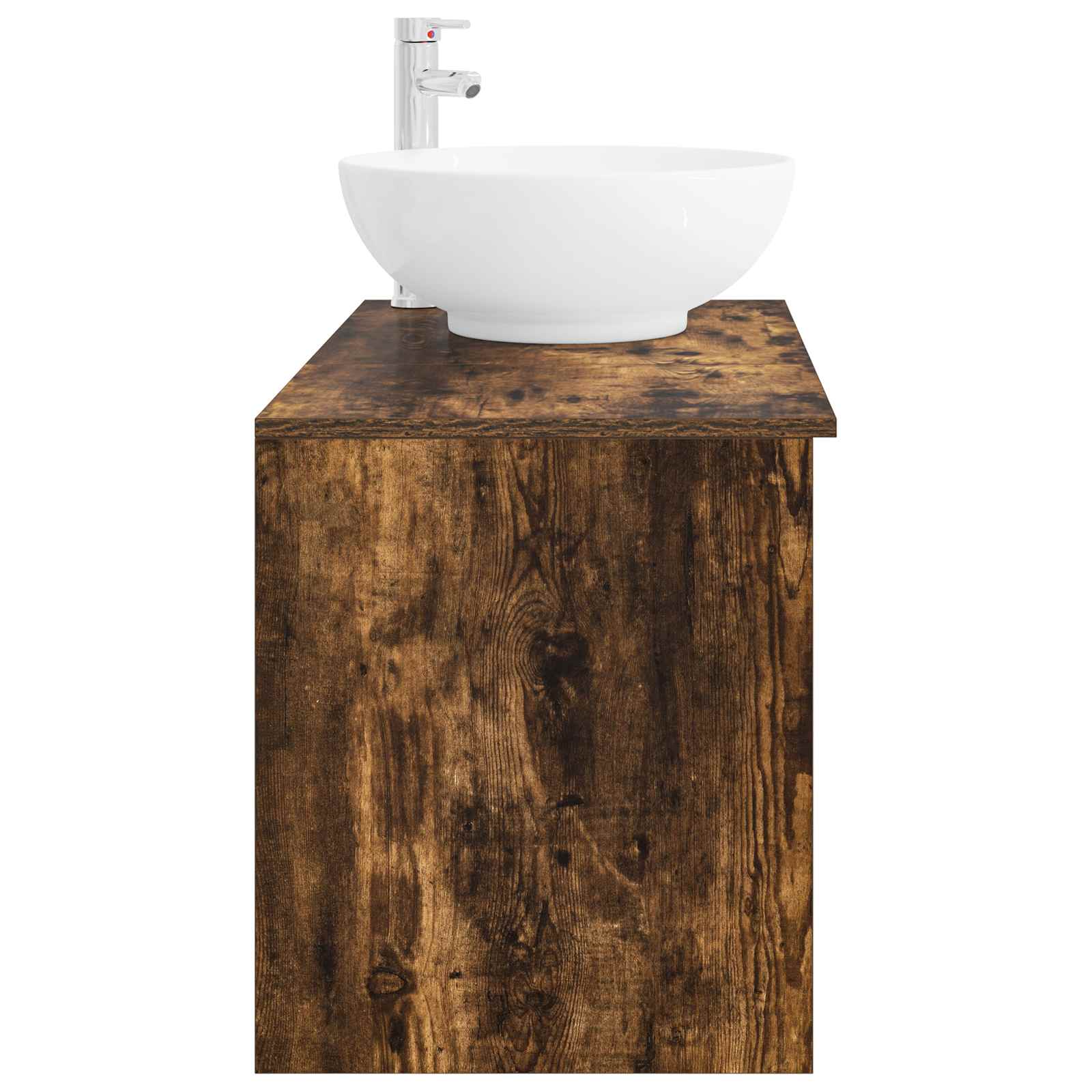 Ensemble de mobilier de salle de bain 2 pc Chêne fumé