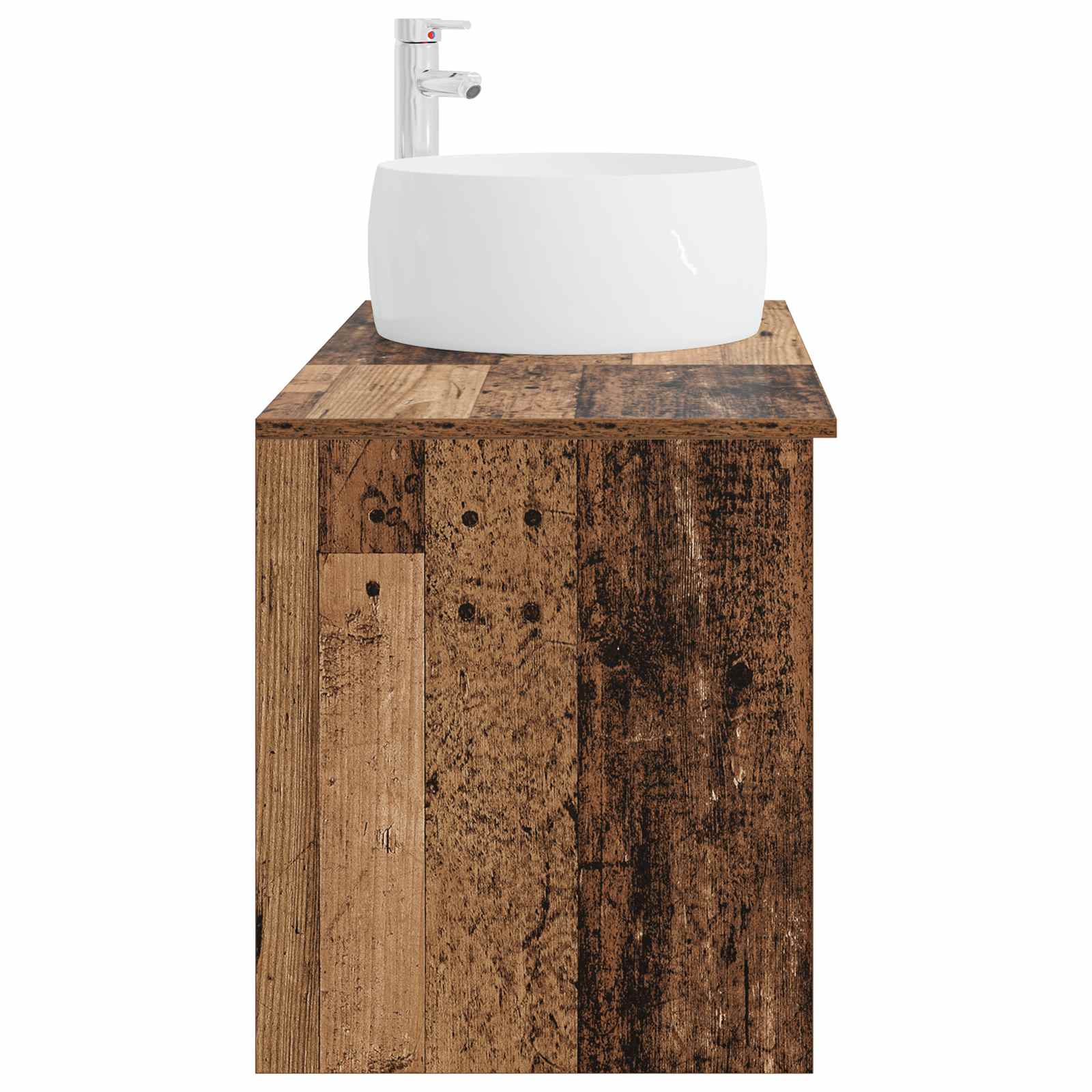 Ensemble de mobilier de salle de bain 2 pc Bois ancien