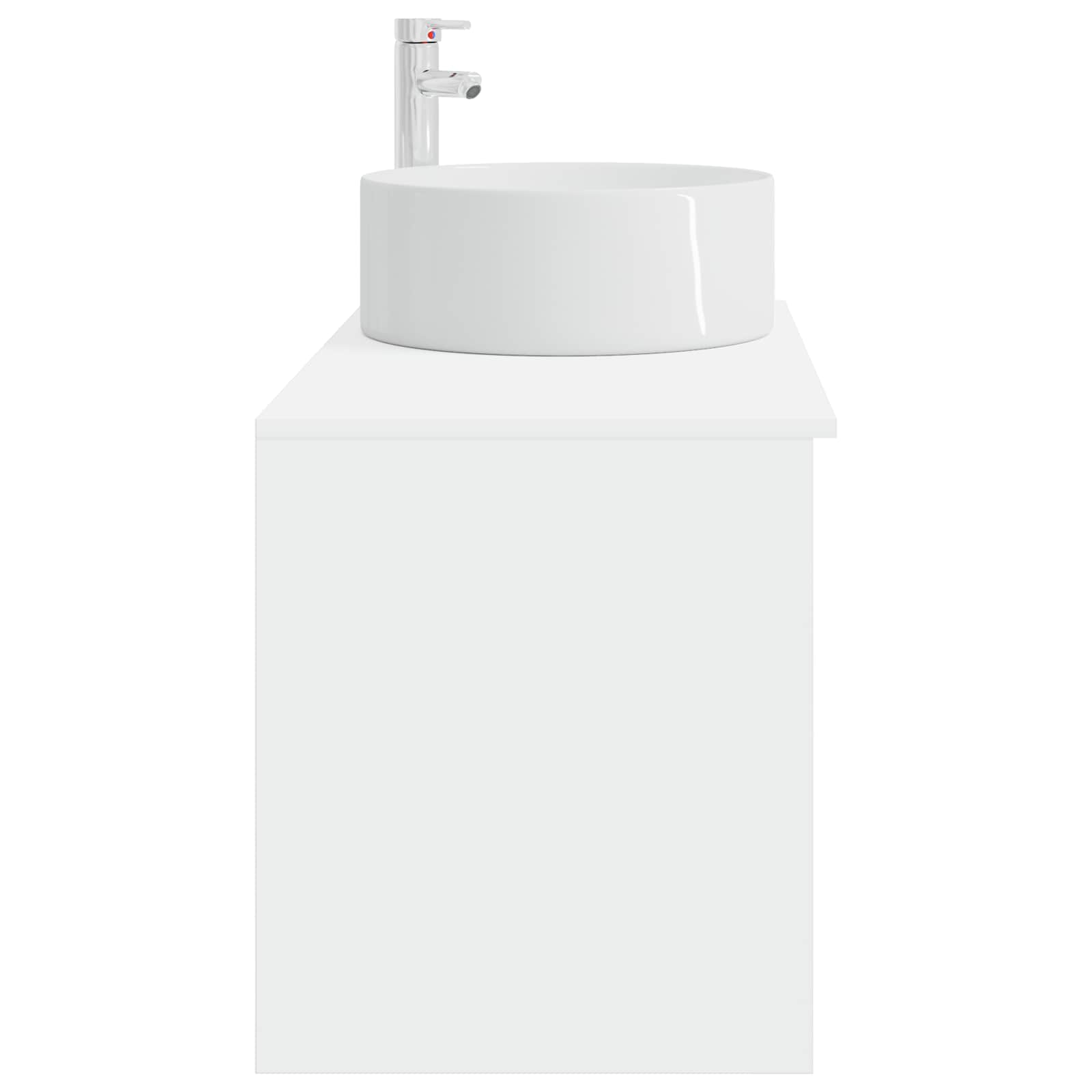Ensemble de mobilier de salle de bain 2 pc Blanc