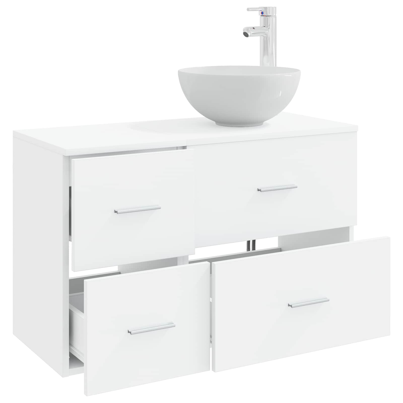 Ensemble de mobilier de salle de bain 2 pc Blanc - XIOS
