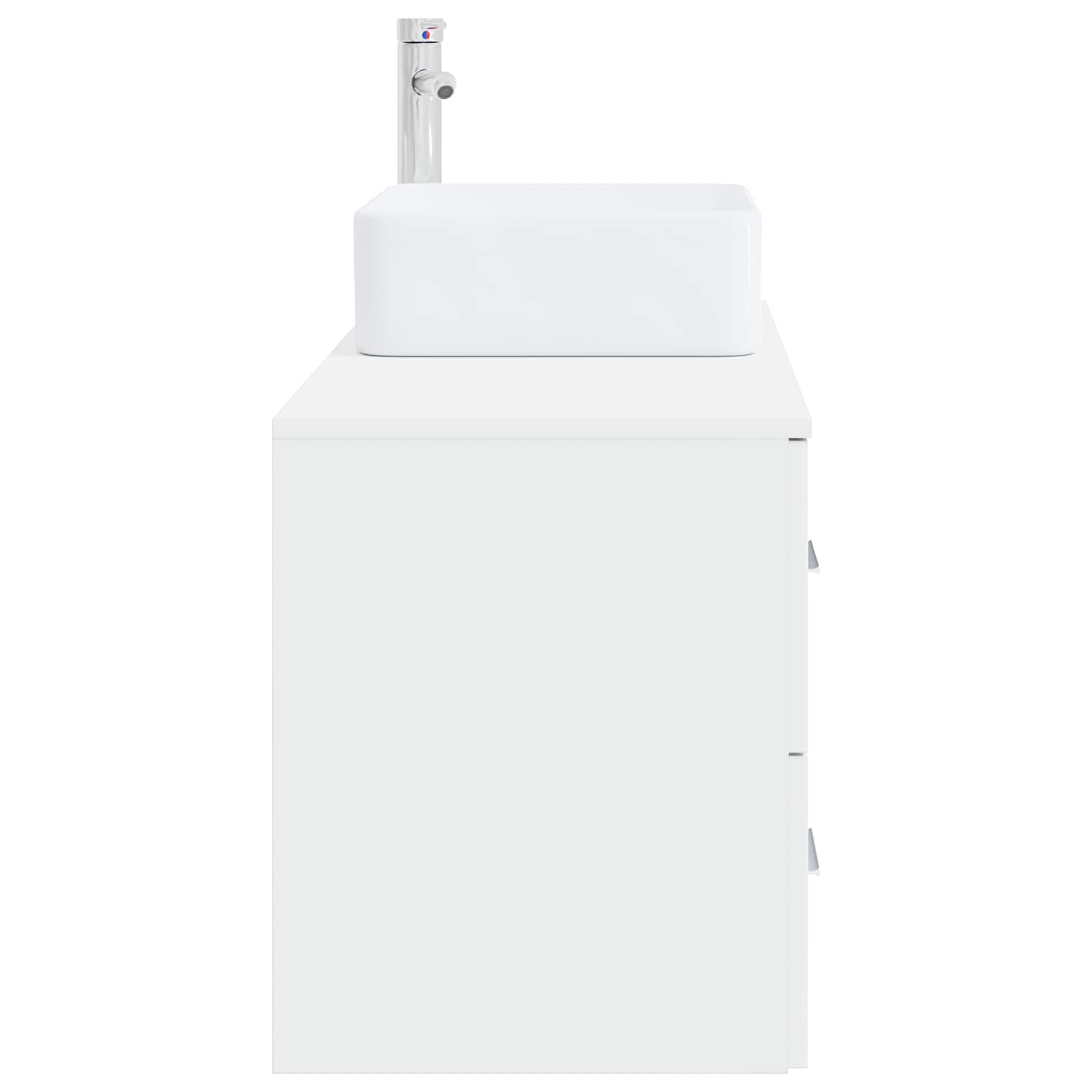 Ensemble de mobilier de salle de bain 2 pc Blanc