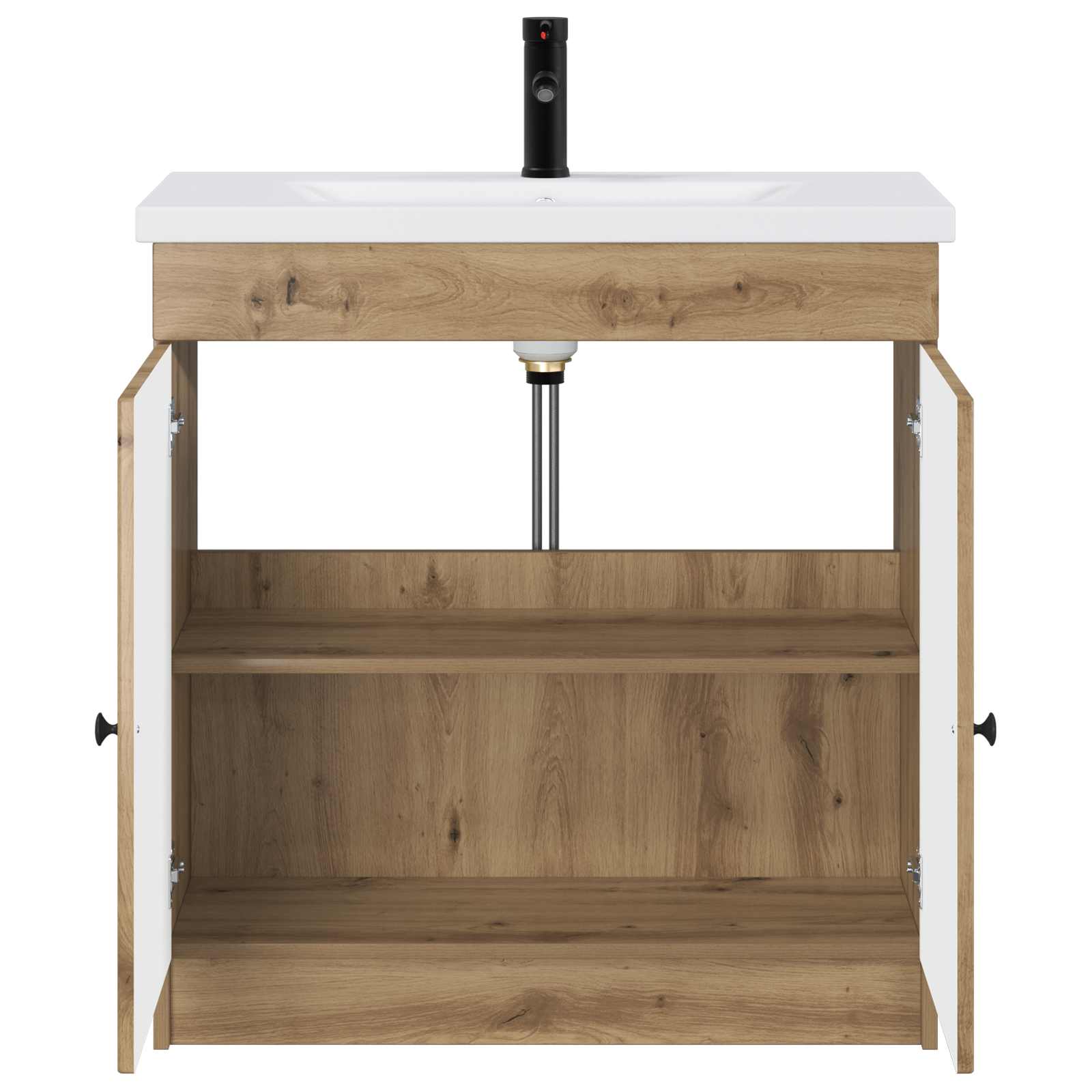Ensemble de mobilier de salle de bain Chêne artisanal
