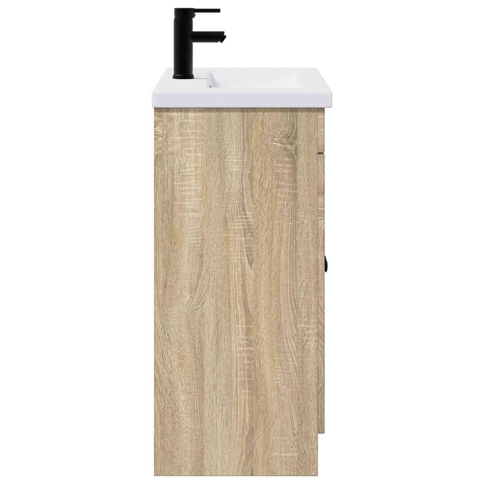Ensemble de mobilier de salle de bain Chêne Sonoma