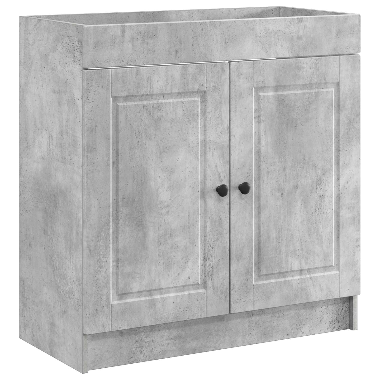 Ensemble de mobilier de salle de bain Gris béton