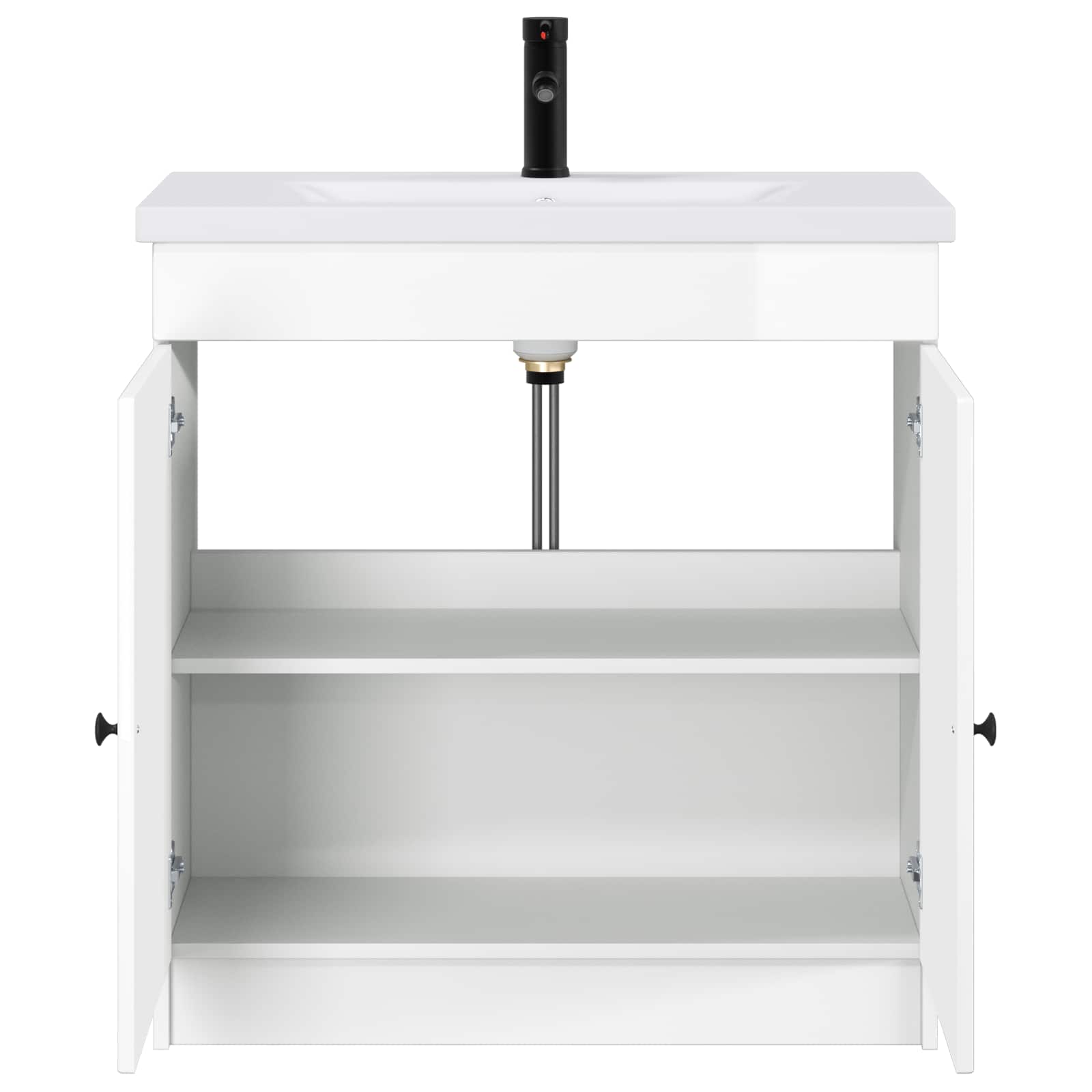 Ensemble de mobilier de salle de bain Blanc brillant