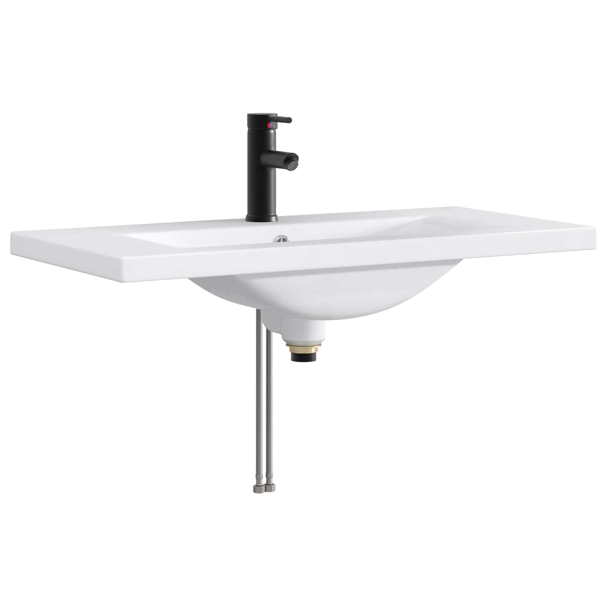 Ensemble de mobilier de salle de bain Bois ancien