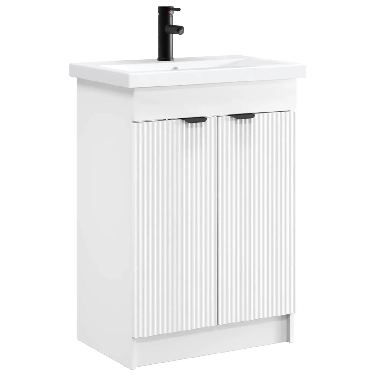 Ensemble de mobilier de salle de bain Blanc 56 x 37,5 x 81 cm - XIOS
