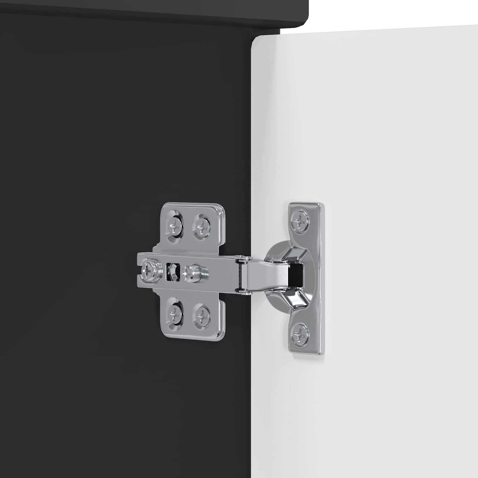 Ensemble de mobilier de salle de bain Noir 56 x 37,5 x 81 cm - XIOS