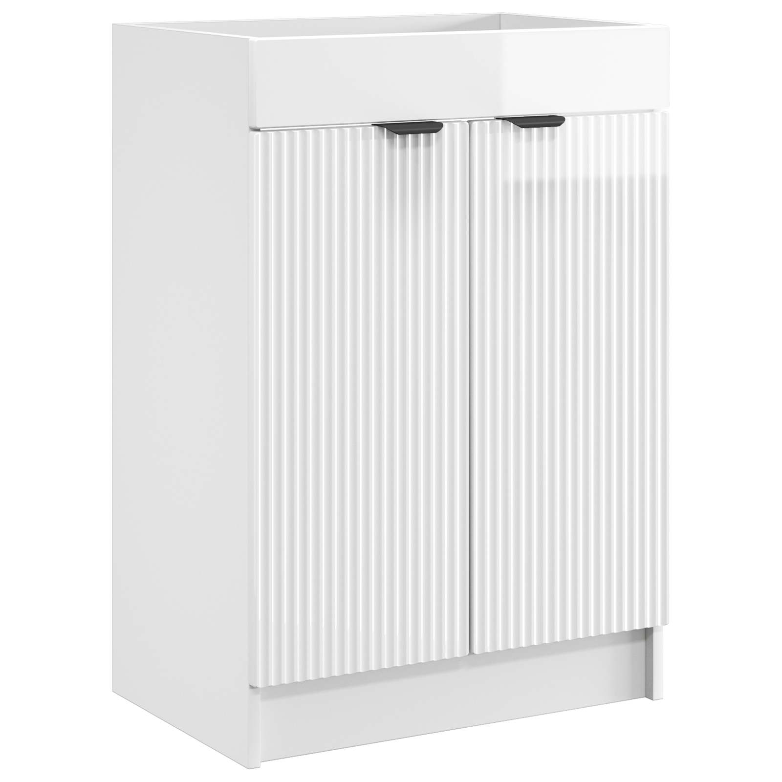 Ensemble de mobilier de salle de bain Blanc brillant