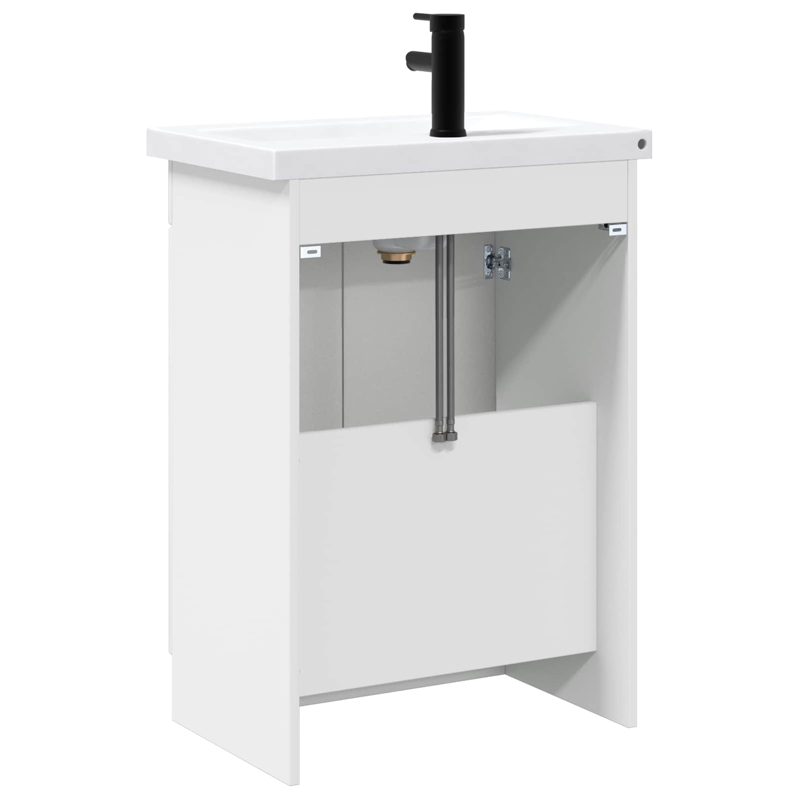 Ensemble de mobilier de salle de bain Blanc brillant