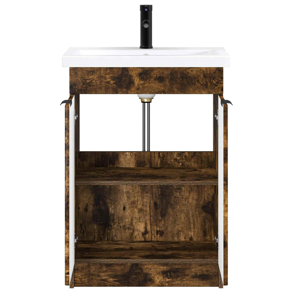 Ensemble de mobilier de salle de bain Chêne fumé