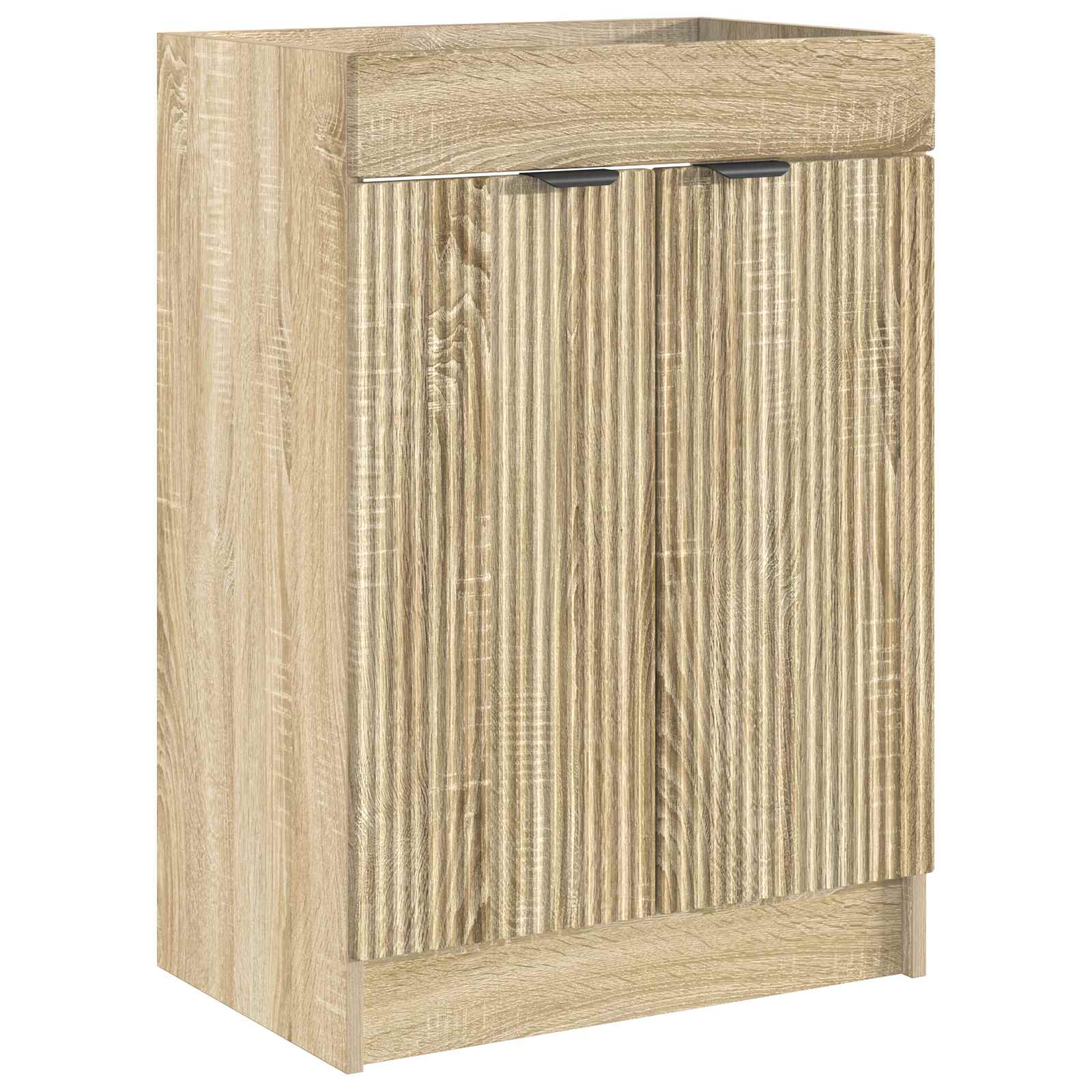 Ensemble de mobilier de salle de bain Chêne Sonoma