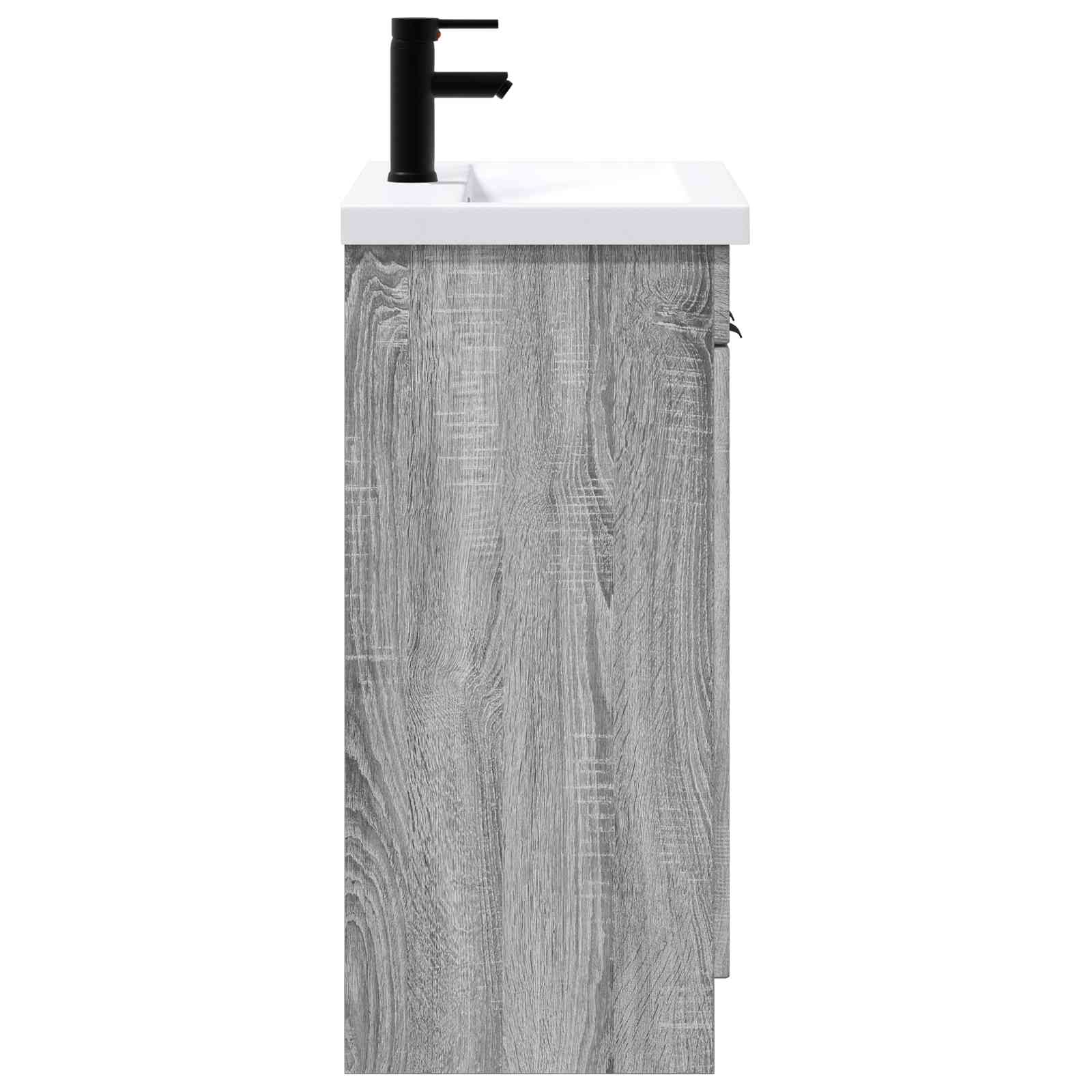 Ensemble de mobilier de salle de bain Sonoma gris