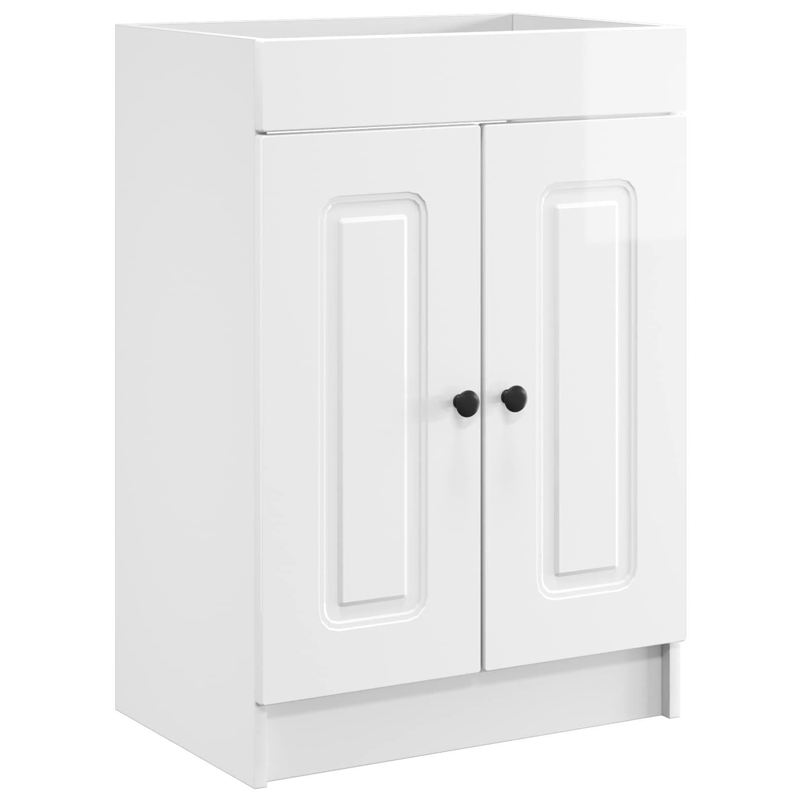 Ensemble de mobilier de salle de bain Blanc brillant